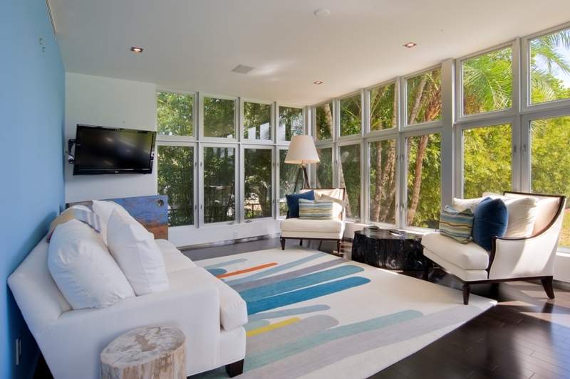 Miami Beach Glass House Personalized Interior Design for Discerning